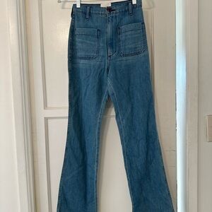 Doen Blue Wide Leg Pants